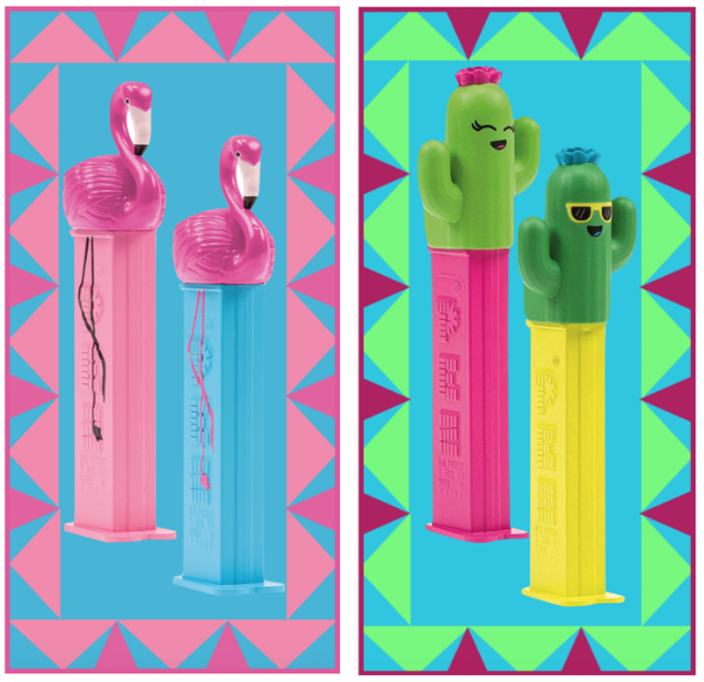 OMG YES! Limited-Edition PEZ Pandas Coming in 2020! flamingo & cacti