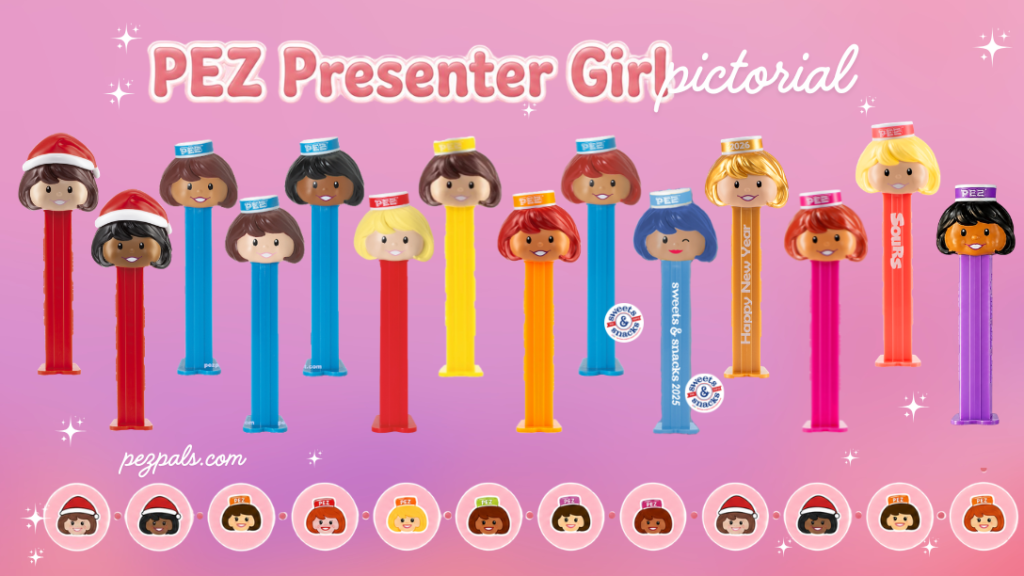 Meet the New Grape PEZ Presenter Girl! presenter girls pictorial