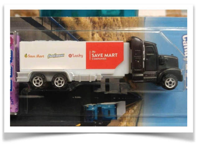Save Mart Companies PEZ Truck Hauler save mart truck 1