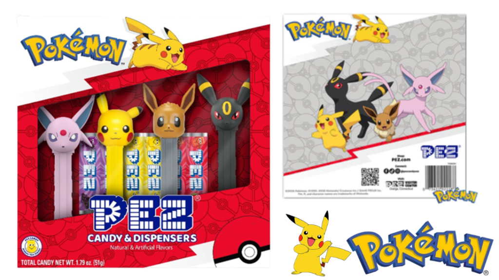 2026 pez pokemon gift box front back
