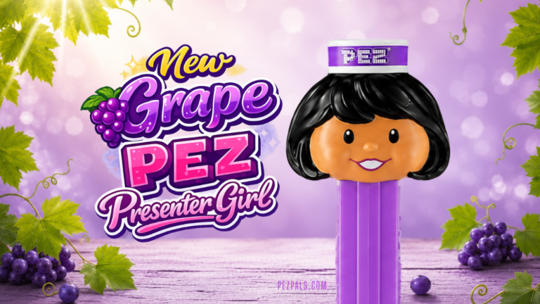Meet the New Grape PEZ Presenter Girl!