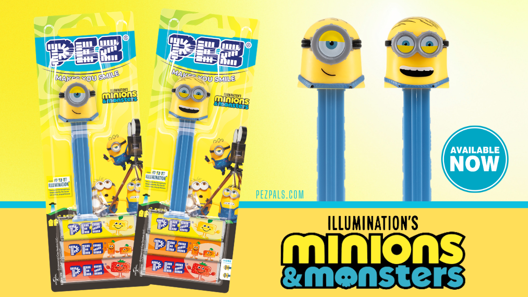 Henry & James Minions PEZ Arrive in Europe!