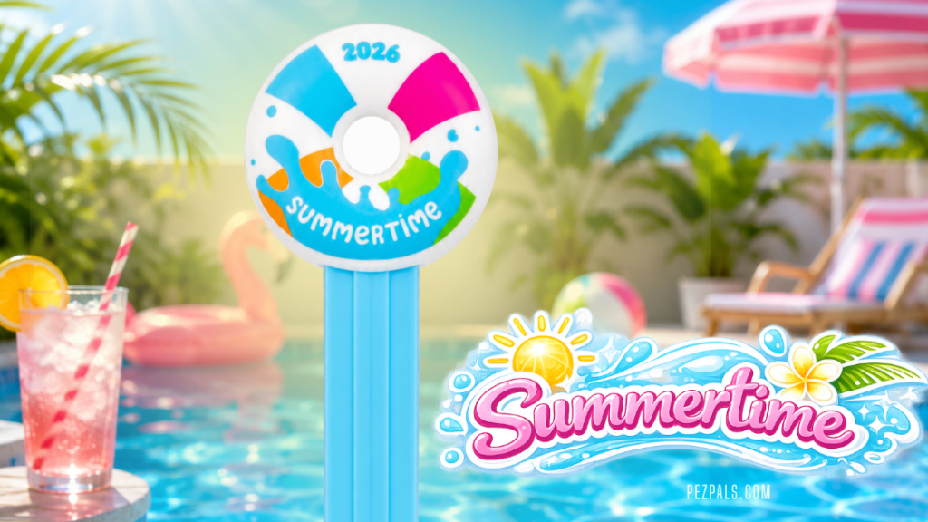 Soak Up the Summer with the New PEZ Pool Float! 2026 summertime pez pool loop