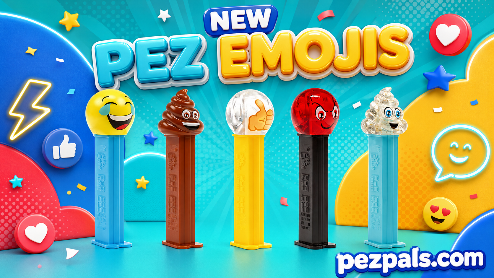 PEZ emojis 2019