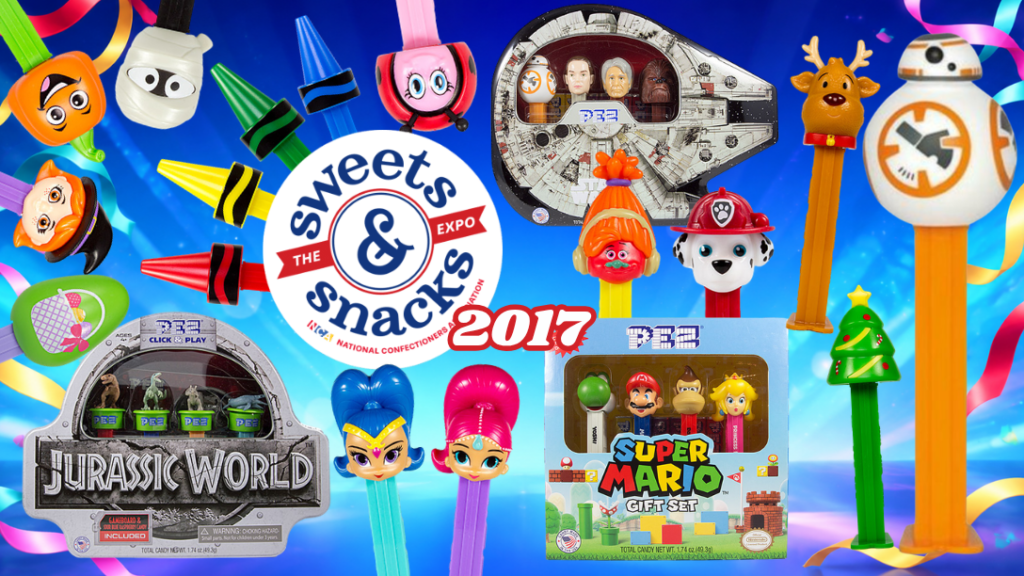 First Look: The Future of PEZ Coming in 2018 2017 sweets and snack expo