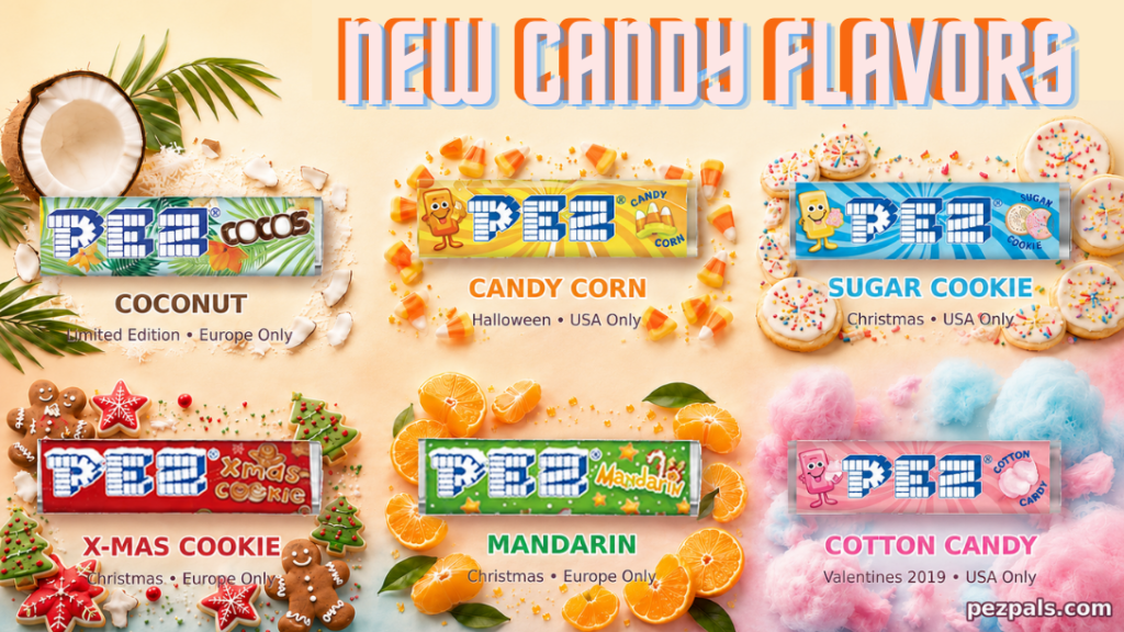 New Refreshed PEZ Candy Packs Are Arriving in Stores 2018 candy packs