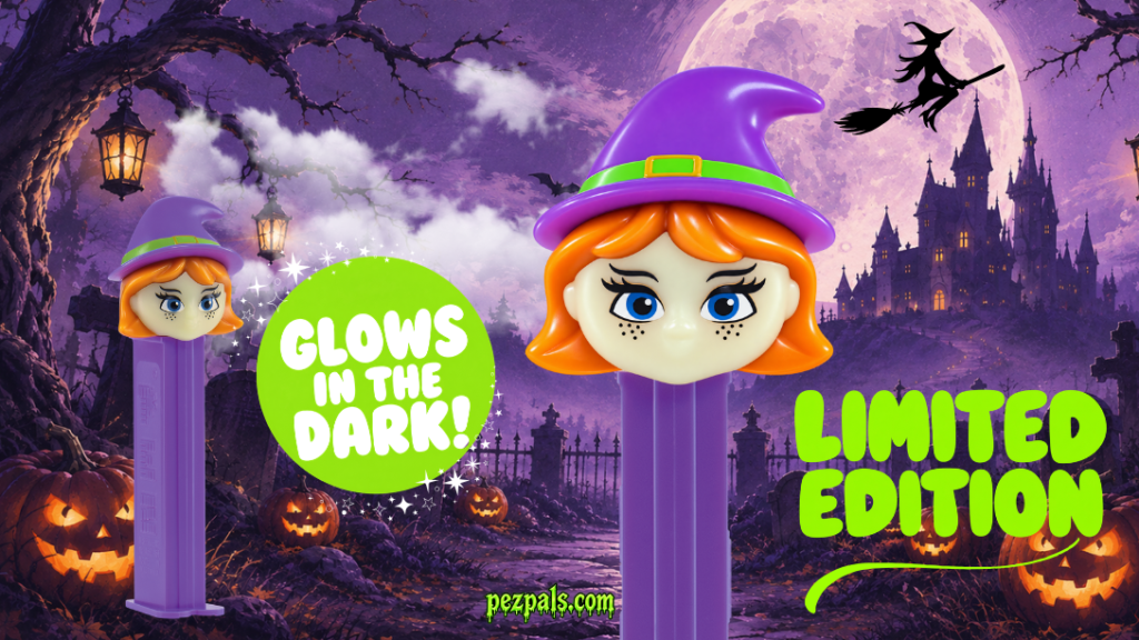 2026 pez glow in the dark witch