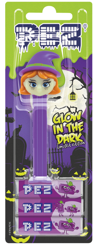 2026 halloween glow in the dark witch euro blister