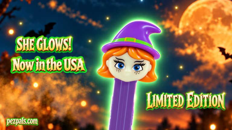 glow in the dark pez witch 2026
