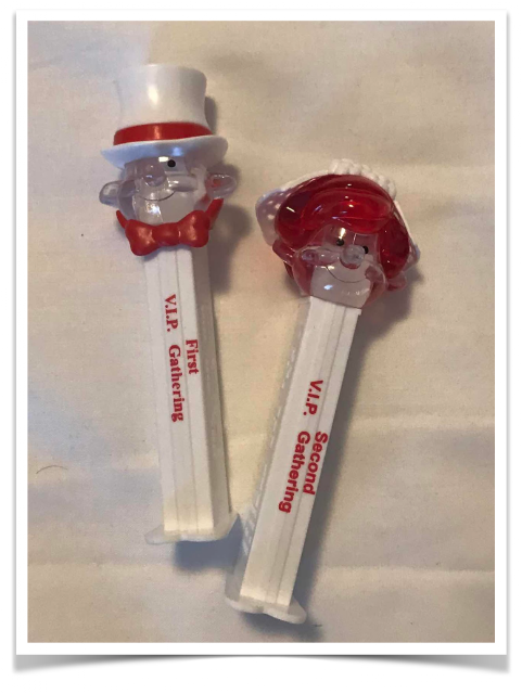 VIP2 Is Here With a Big PEZ Surprise! bride and groom pez vip