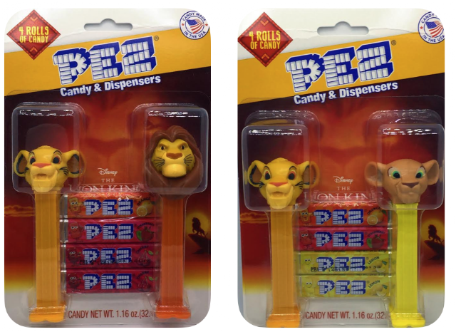 New Lion King PEZ Double Cards Spotted in Stores! lion king double cards pez