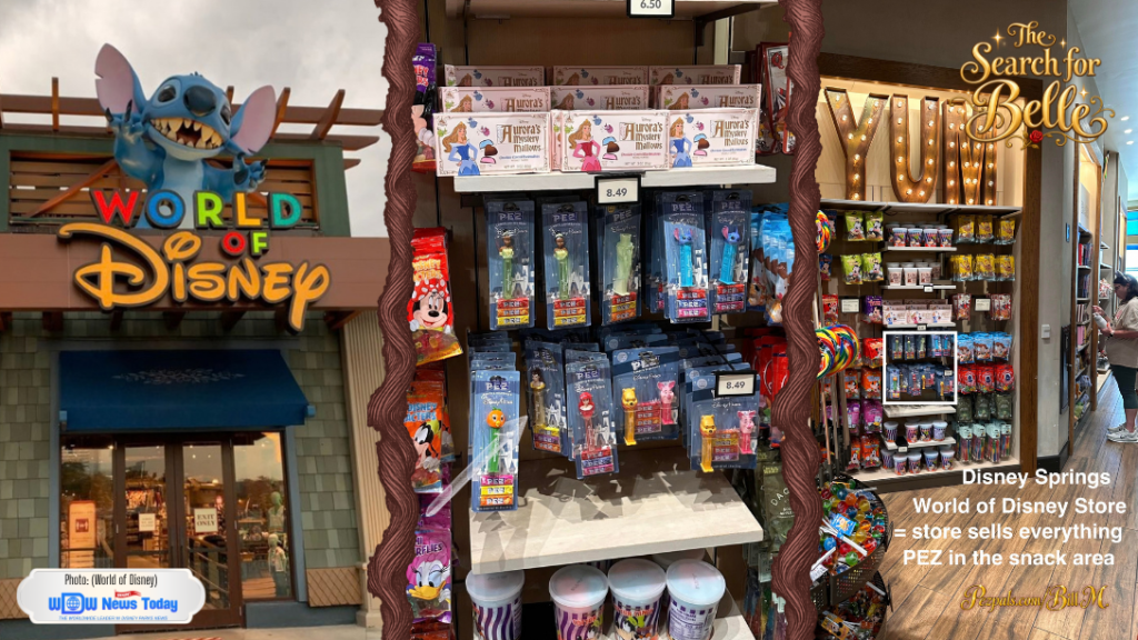 Hunting for Disney Parks PEZ Without Entering the Parks! bill 2026 belle 6