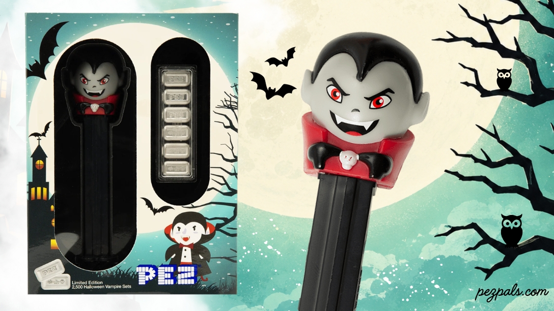 Halloween Gets a Silver Shine! New PAMP Suisse PEZ Vampire