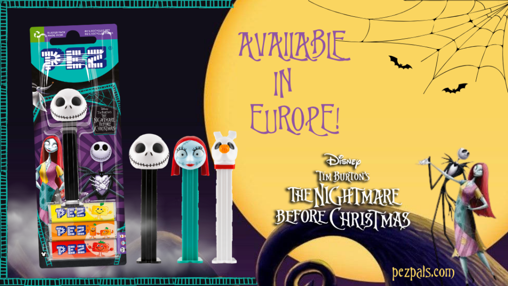 The Nightmare Before Christmas PEZ Trio Arrived in Europe! 2026 nightmare before christmas pez euro blister