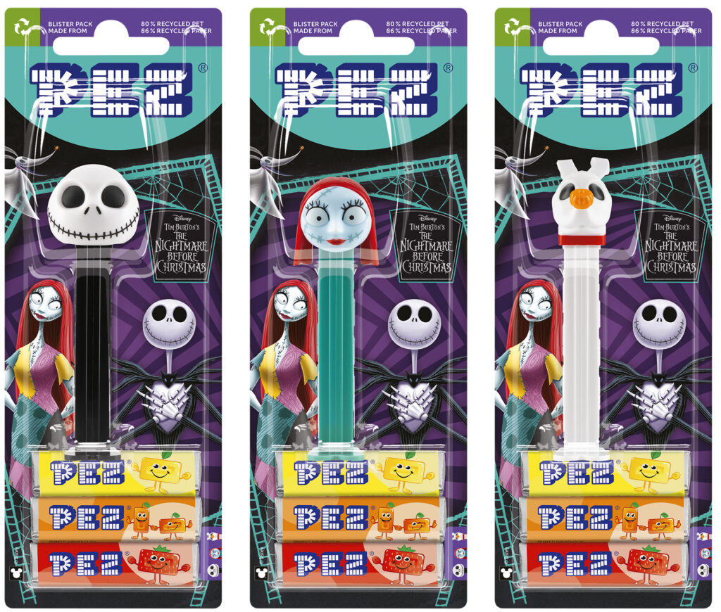 The Nightmare Before Christmas PEZ Trio Arrived in Europe! 2026 nightmare before christmas pez euro blister pez int.